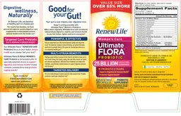 Label for Women's Care Probiotic 25 Billion