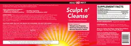 Label for Sculpt n' Cleanse