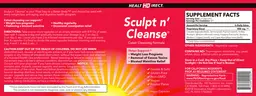 Label for Sculpt n' Cleanse