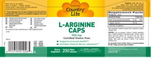 L-Arginine Caps 500 mg