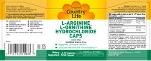 L-Arginine L-Ornithine Hydrochloride Cap