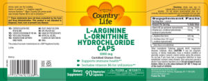 L-Arginine L-Ornithine Hydrochloride Cap