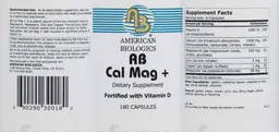 Label for AB Cal Mag+