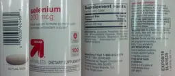 Label for Selenium 200 mcg