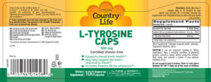 L-Tyrosine Caps 500 mg