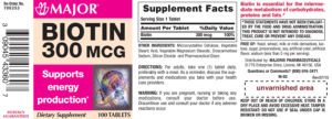 Biotin 300 mcg
