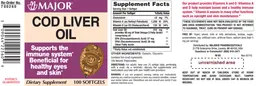 Label for Cod Liver Oil