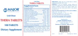 Label for Thera Tablets