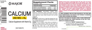 Calcium 250 mg + D3