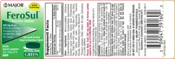 Label for FeroSul Green