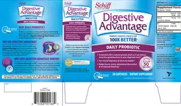 Label for Digestive Advantage Daily Probiotic