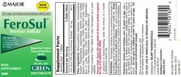 Label for FeroSul Green