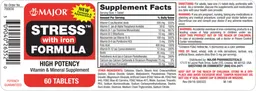 Label for Stress Formula with Iron
