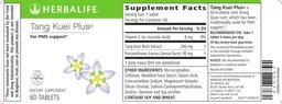 Label for Tang Kuei Plus