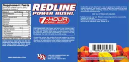 Label for Redline Power Rush