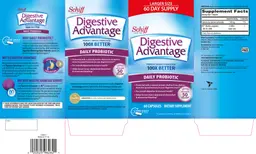 Label for Digestive Advantage Daily Probiotic