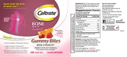 Label for Caltrate Gummy Bites