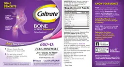 Label for Caltrate 600+D3 Plus Minerals