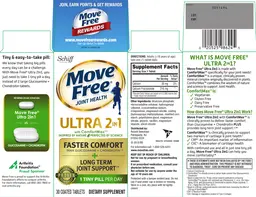 Label for Move Free Ultra 2in1 with ComfortMax