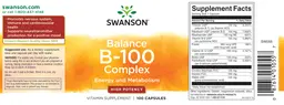 Label for Balance B-100 Complex High Potency