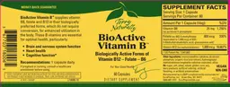 Label for BioActive Vitamin B