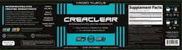 Label for CreaClear Unflavored