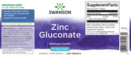 Label for Zinc Gluconate 30 mg