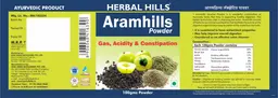 Label for Aramhills Powder