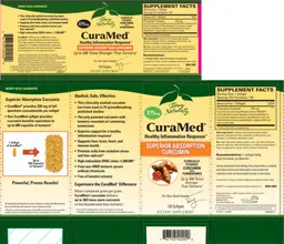 Label for CuraMed 375 mg
