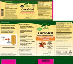 Label for CuraMed 375 mg
