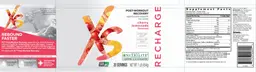 Label for Post-Workout Recovery Cherry Lemonade Flavored