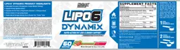 Label for Lipo6 Dynamix Strawberry Kiwi