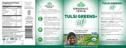 Label for Tulsi Greens+ Lift