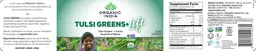 Label for Tulsi Greens+ Lift