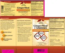 Label for GingerMed + Turmerones