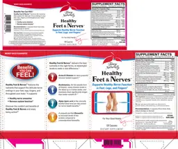 Label for Healthy Feet & Nerves