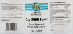 Label for Oxy-5000 Forte