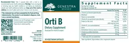 Label for Orti B