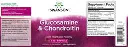 Label for Glucosamine & Chondroitin