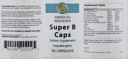 Label for Super B Caps