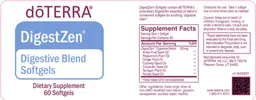 Label for DigestZen Softgels