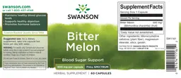Label for Bitter Melon 500 mg Full Spectrum