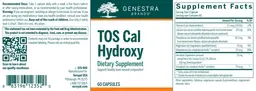 Label for TOS Cal Hydroxy