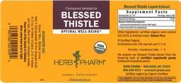 Label for Blessed Thistle