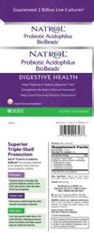 Label for Probiotic Acidophilus BioBeads