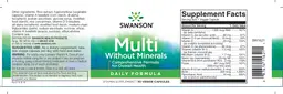 Label for Multi without Minerals