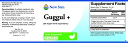 Label for Guggul +