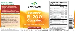 Label for Balance B-200 Complex Higher-Potency