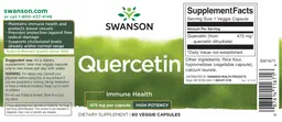 Label for Quercetin 475 mg High Potency