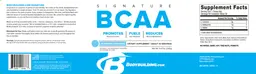 Label for BCAA Blueberry Lemonade